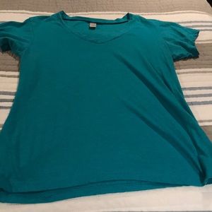 Teal tee